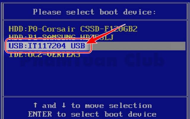 ghost win 11T bằng  USB Boot