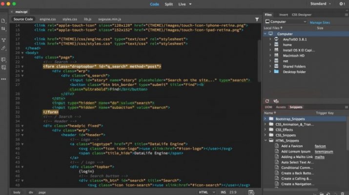 Dreamweaver do Adobe phát triển và dành riêng cho thiết kế web