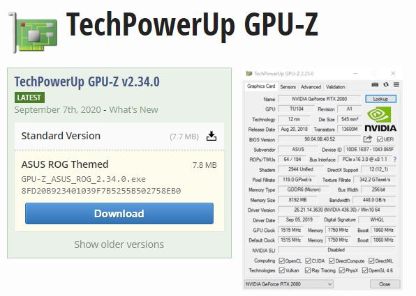 Đo thông số kỹ thuật của GPU