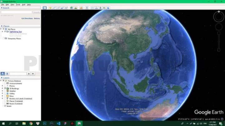 Cài đặt Google Earth