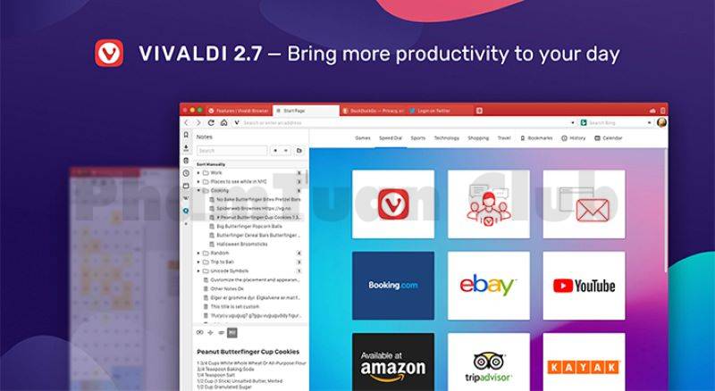 Vivaldi - trình duyệt web độc đáo